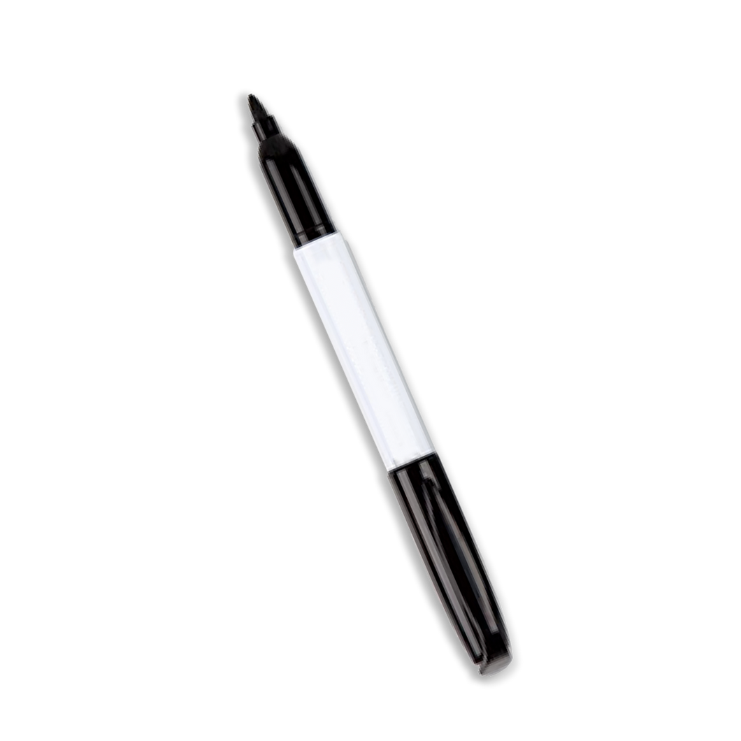 Dry Erase Marker – Fine Bullet Tip (Black) –